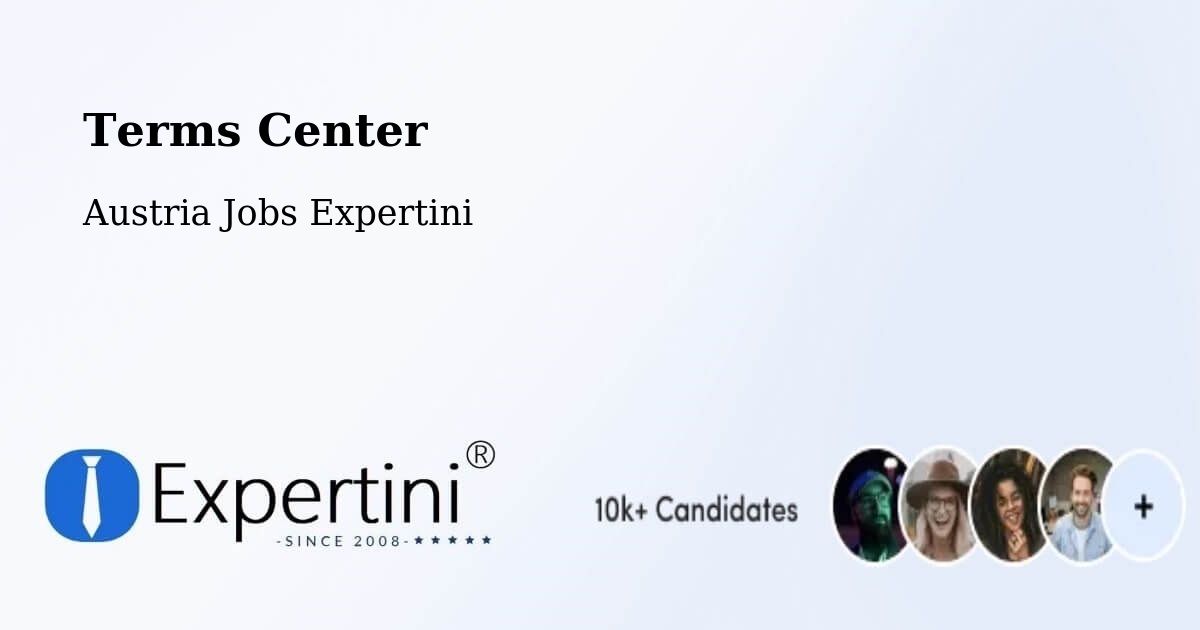 Terms of Service – Grein - Austria Jobs Expertini